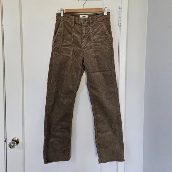 Mavi Shelia Front Pocket Corduroy Pant - Size 27 - Green - Picture 1 of 4